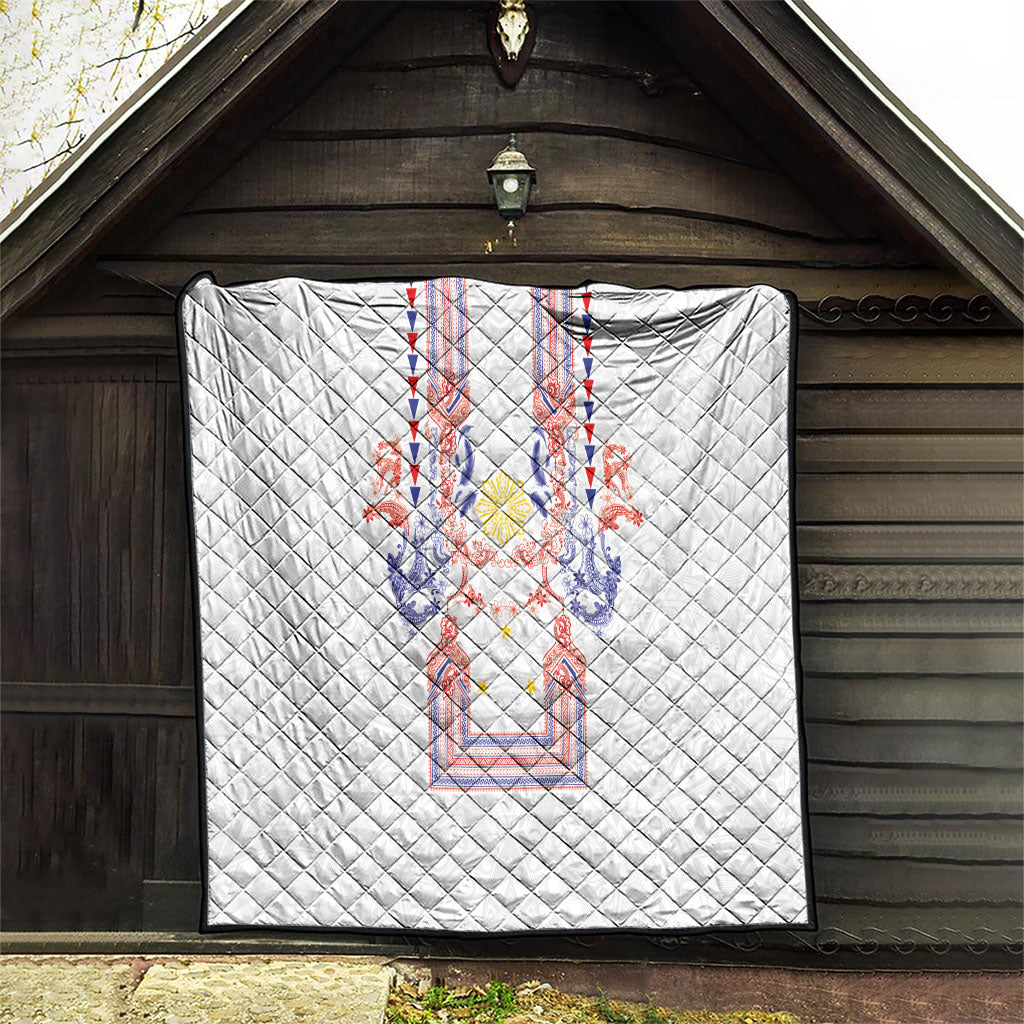 Philippines Barong Style Quilt Polynesian Kakau Art Tattoos with Tribal Filipino Sun LT03 - Polynesian Pride