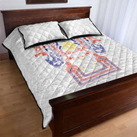 Philippines Barong Style Quilt Bed Set Polynesian Kakau Art Tattoos with Tribal Filipino Sun LT03 - Polynesian Pride