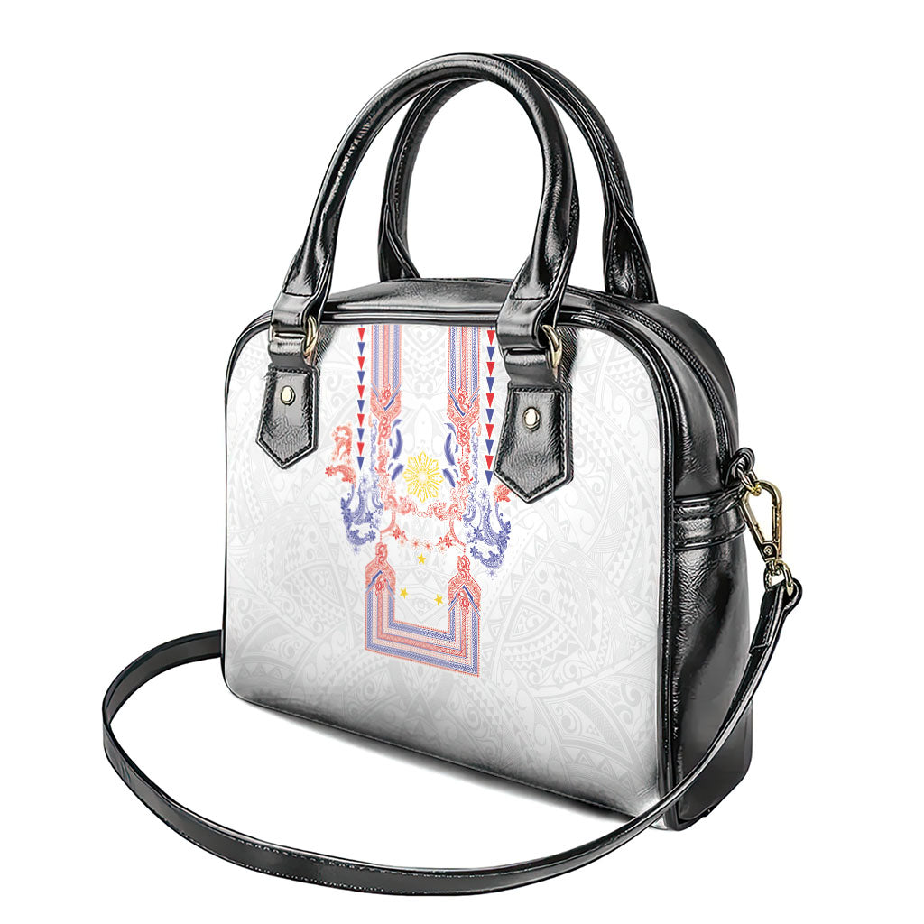 Philippines Barong Style Shoulder Handbag Polynesian Kakau Art Tattoos with Tribal Filipino Sun LT03 - Polynesian Pride