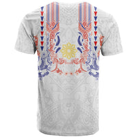 Philippines Barong Style T Shirt Polynesian Kakau Art Tattoos with Tribal Filipino Sun LT03 - Polynesian Pride