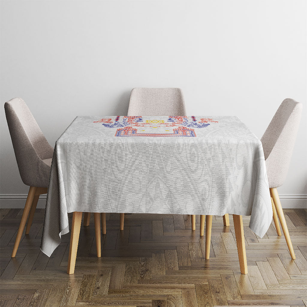 Philippines Barong Style Tablecloth Polynesian Kakau Art Tattoos with Tribal Filipino Sun LT03 - Polynesian Pride