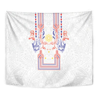 Philippines Barong Style Tapestry Polynesian Kakau Art Tattoos with Tribal Filipino Sun LT03 - Polynesian Pride