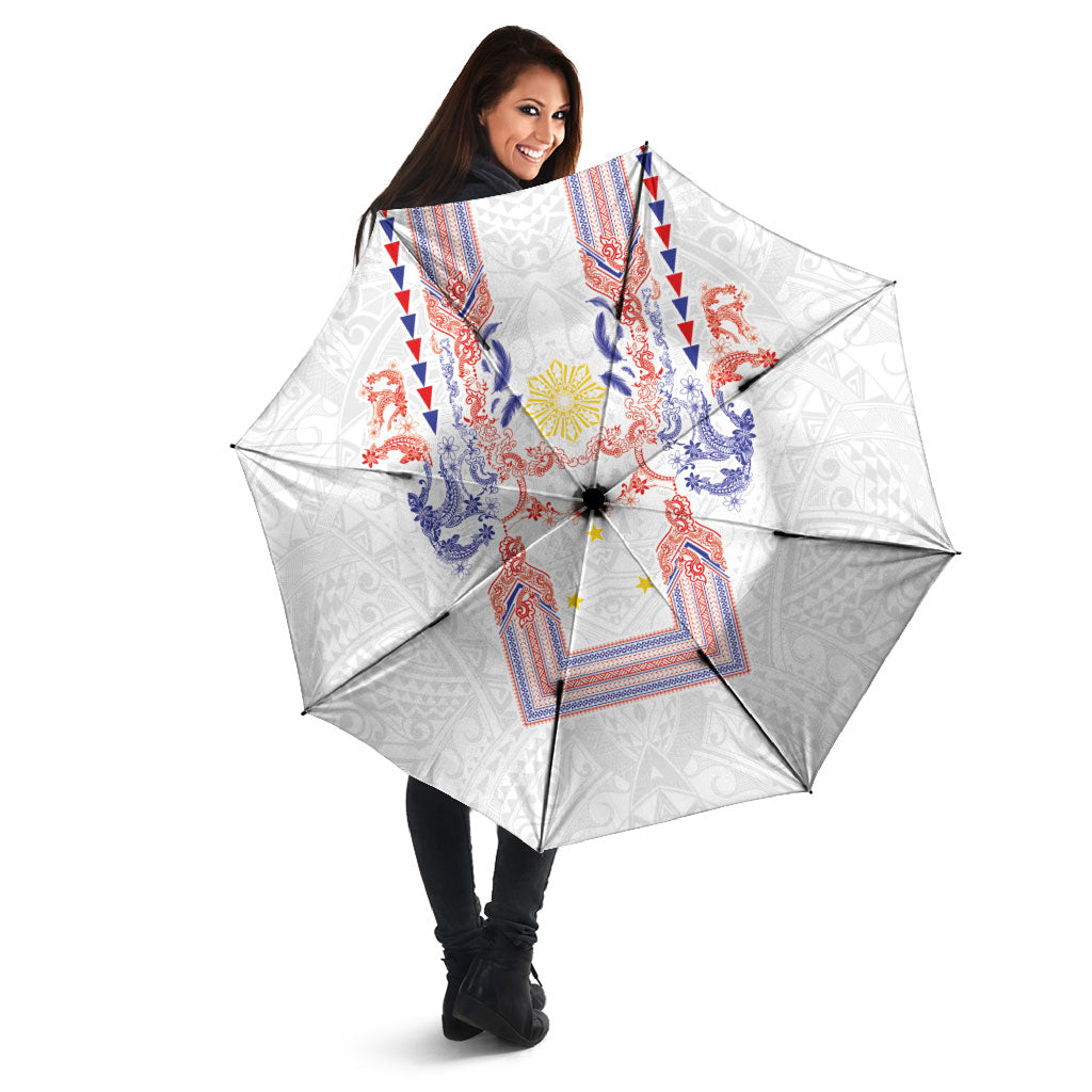 Philippines Barong Style Umbrella Polynesian Kakau Art Tattoos with Tribal Filipino Sun LT03 - Polynesian Pride