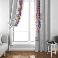 Philippines Barong Style Window Curtain Polynesian Kakau Art Tattoos with Tribal Filipino Sun LT03 - Polynesian Pride