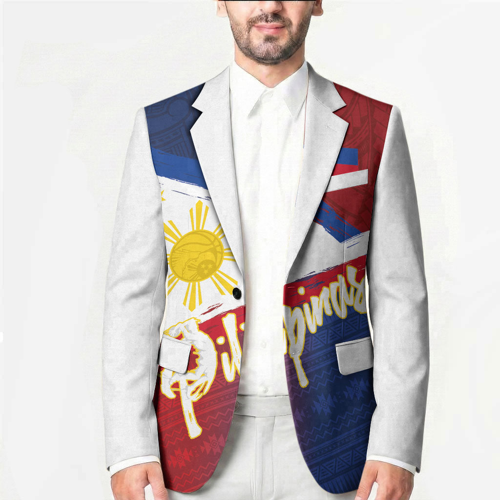 Philippines Basketball Custom Blazer Pilipinas Tribal Pattern LT03 - Polynesian Pride