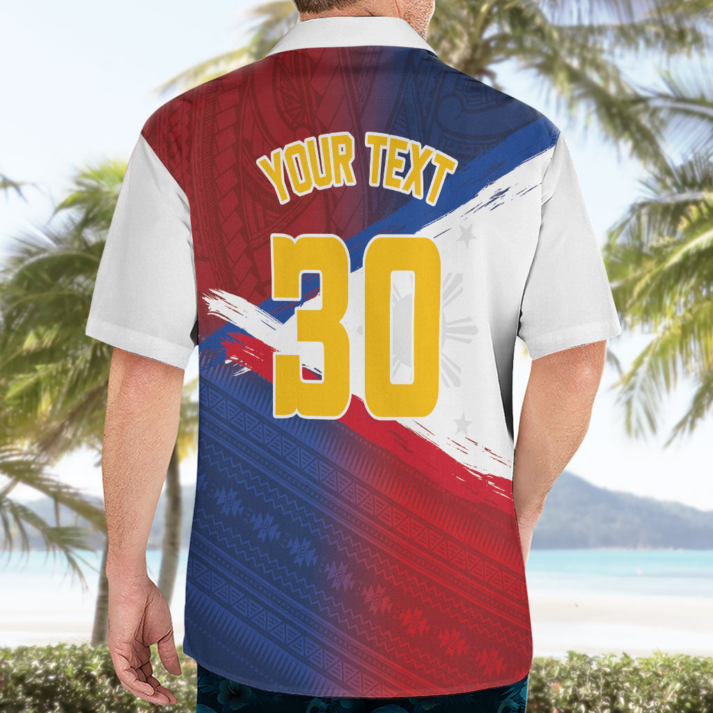 Philippines Basketball Custom Hawaiian Shirt Pilipinas Tribal Pattern LT03 - Polynesian Pride