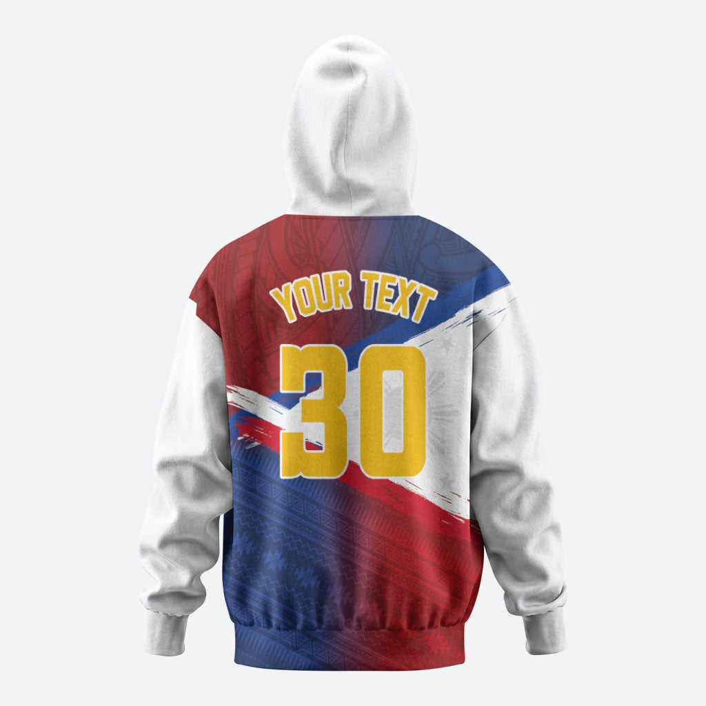 Philippines Basketball Custom Hoodie Pilipinas Tribal Pattern LT03 - Polynesian Pride