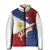 Philippines Basketball Custom Padded Jacket Pilipinas Tribal Pattern LT03 - Polynesian Pride