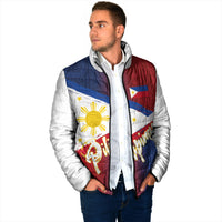 Philippines Basketball Custom Padded Jacket Pilipinas Tribal Pattern LT03 - Polynesian Pride
