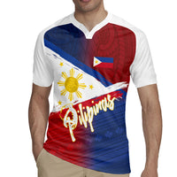 Philippines Basketball Custom Rugby Jersey Pilipinas Tribal Pattern LT03 - Polynesian Pride