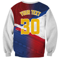 Philippines Basketball Custom Sweatshirt Pilipinas Tribal Pattern LT03 - Polynesian Pride