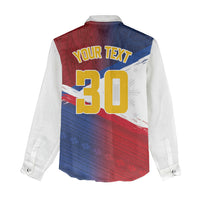 Philippines Basketball Custom Women Casual Shirt Pilipinas Tribal Pattern LT03 - Polynesian Pride