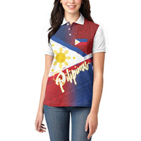 Philippines Basketball Custom Women Polo Shirt Pilipinas Tribal Pattern LT03 - Polynesian Pride