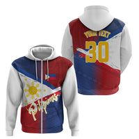 Philippines Basketball Custom Zip Hoodie Pilipinas Tribal Pattern LT03 - Polynesian Pride