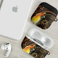 Papua New Guinea and Indonesia Batik AirPods Case Bird of Paradise with Tribal Batik Patterns LT03 - Polynesian Pride