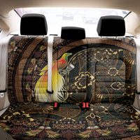 Papua New Guinea and Indonesia Batik Back Car Seat Cover Bird of Paradise with Tribal Batik Patterns LT03 - Polynesian Pride