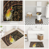 Papua New Guinea and Indonesia Batik Bathroom Set Bird of Paradise with Tribal Batik Patterns LT03 - Polynesian Pride
