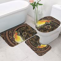 Papua New Guinea and Indonesia Batik Bathroom Set Bird of Paradise with Tribal Batik Patterns LT03 - Polynesian Pride