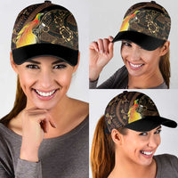 Papua New Guinea and Indonesia Batik Classic Cap Bird of Paradise with Tribal Batik Patterns LT03 - Polynesian Pride