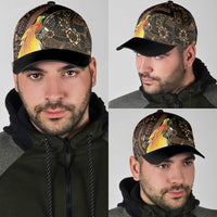 Papua New Guinea and Indonesia Batik Classic Cap Bird of Paradise with Tribal Batik Patterns LT03 - Polynesian Pride