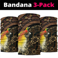 Papua New Guinea and Indonesia Batik Neck Gaiter Bird of Paradise with Tribal Batik Patterns LT03 package One Size: 25*50cm Multicolor - Polynesian Pride