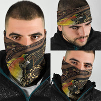 Papua New Guinea and Indonesia Batik Neck Gaiter Bird of Paradise with Tribal Batik Patterns LT03 - Polynesian Pride