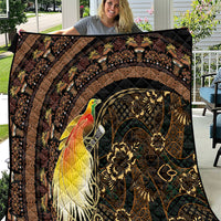Papua New Guinea and Indonesia Batik Quilt Bird of Paradise with Tribal Batik Patterns LT03 Multicolor - Polynesian Pride