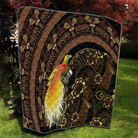 Papua New Guinea and Indonesia Batik Quilt Bird of Paradise with Tribal Batik Patterns LT03 - Polynesian Pride