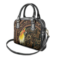 Papua New Guinea and Indonesia Batik Shoulder Handbag Bird of Paradise with Tribal Batik Patterns LT03 - Polynesian Pride
