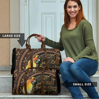 Papua New Guinea and Indonesia Batik Travel Bag Bird of Paradise with Tribal Batik Patterns LT03 - Polynesian Pride