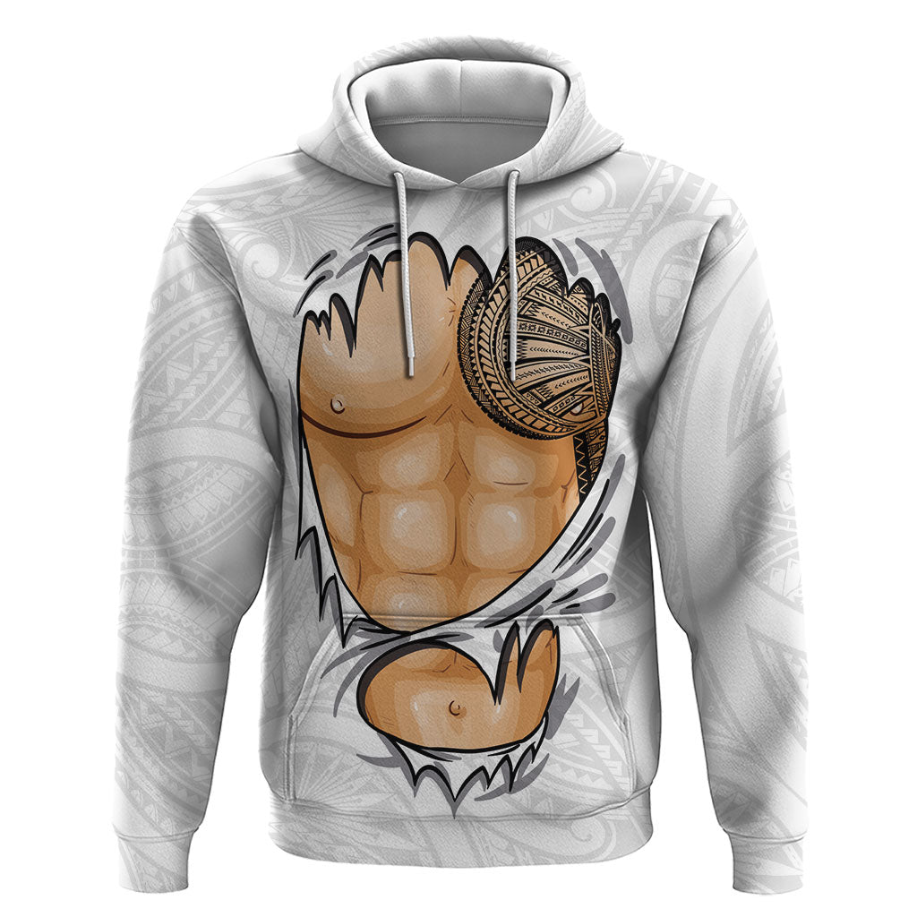 Samoan Tatau Zip Hoodie Tattoo Reveal Effect