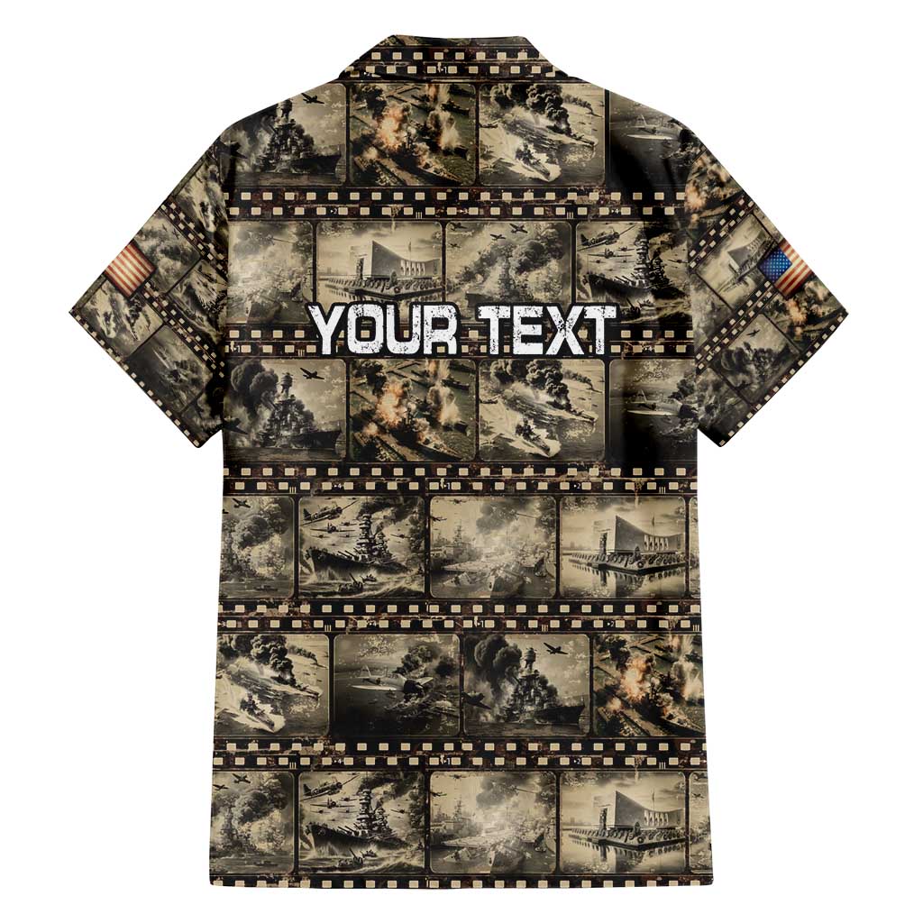 Pearl Harbor Remembrance Day Personalized Family Matching Puletasi and Hawaiian Shirt Memories of December 7 with Red Poppy Lei - Polynesian Pride