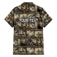 Pearl Harbor Remembrance Day Personalized Family Matching Puletasi and Hawaiian Shirt Memories of December 7 with Red Poppy Lei - Polynesian Pride