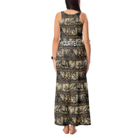 Pearl Harbor Remembrance Day Personalized Tank Maxi Dress Memories of December 7 with Red Poppy Lei - Polynesian Pride