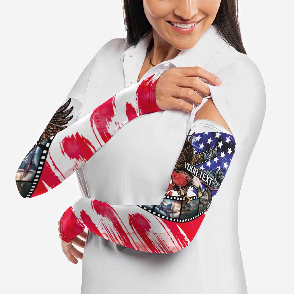 Pearl Harbor Remembrance Day Personalized Arm Sleeves Lest We Forget - The Bald Eagle Remembers - Polynesian Pride