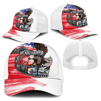 Pearl Harbor Remembrance Day Personalized Baseball Net Cap Lest We Forget-The Bald Eagle Remembers - Polynesian Pride