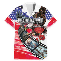 Pearl Harbor Remembrance Day Personalized Family Matching Mermaid Dress and Hawaiian Shirt Lest We Forget - The Bald Eagle Remembers - Polynesian Pride