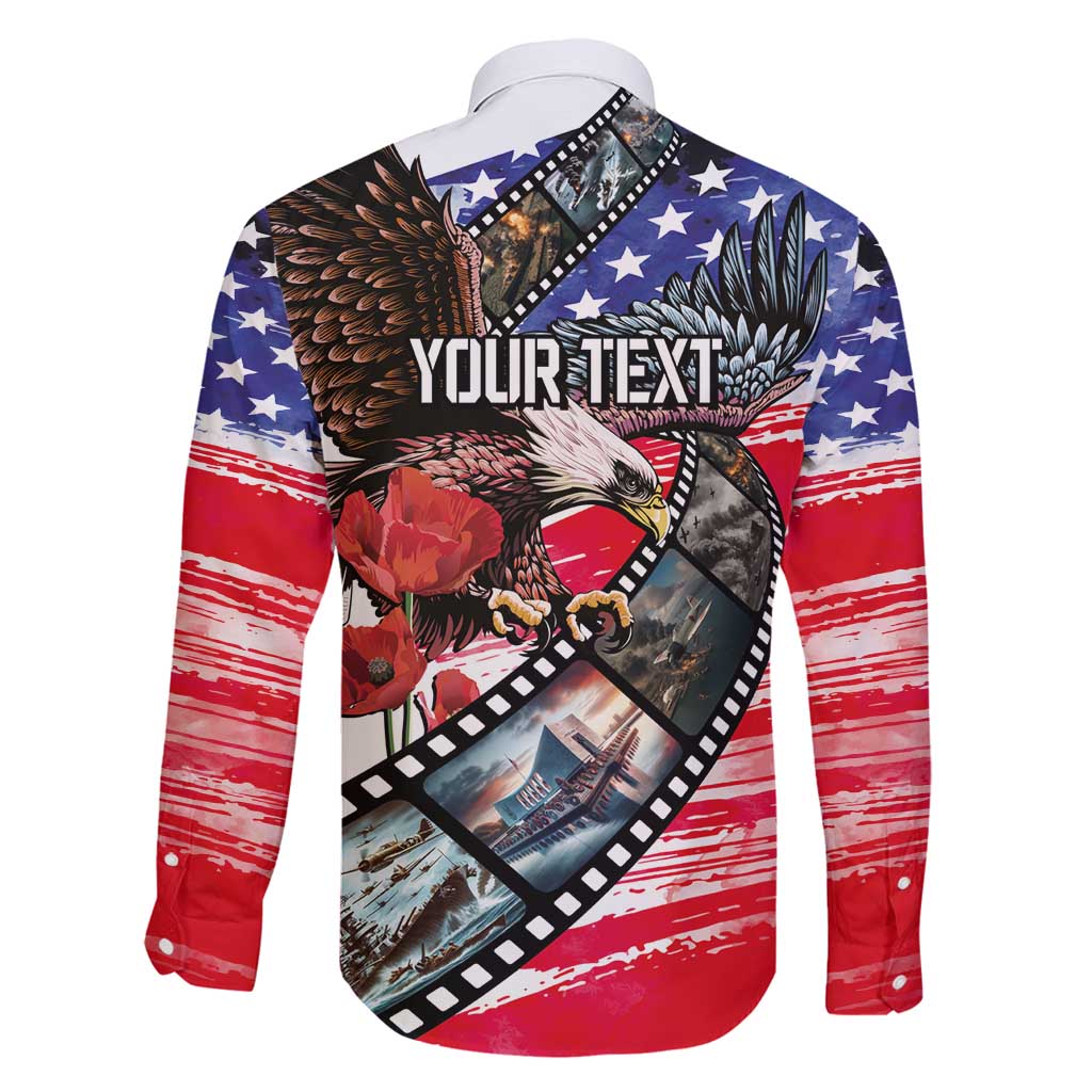 Pearl Harbor Remembrance Day Personalized Family Matching Off Shoulder Short Dress and Hawaiian Shirt Lest We Forget - The Bald Eagle Remembers - Polynesian Pride