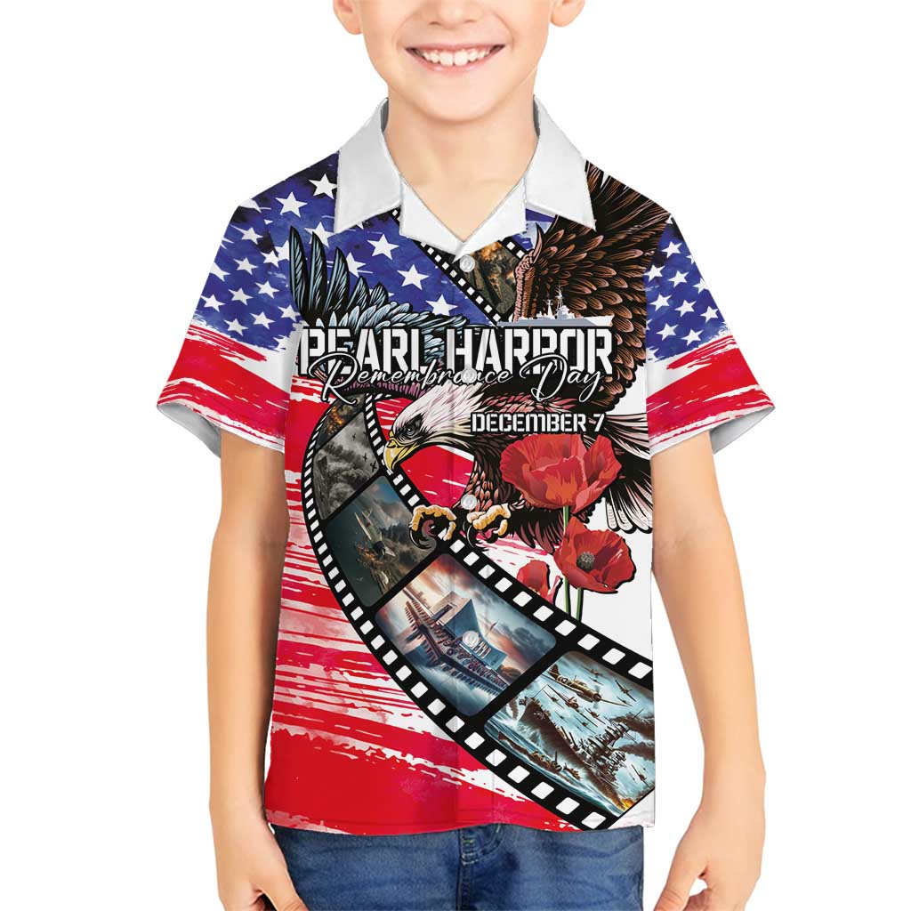 Pearl Harbor Remembrance Day Personalized Family Matching Puletasi and Hawaiian Shirt Lest We Forget - The Bald Eagle Remembers - Polynesian Pride