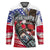 Pearl Harbor Remembrance Day Personalized Hockey Jersey Lest We Forget - The Bald Eagle Remembers - Polynesian Pride