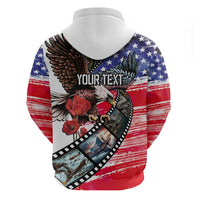 Pearl Harbor Remembrance Day Personalized Hoodie Lest We Forget - The Bald Eagle Remembers - Polynesian Pride