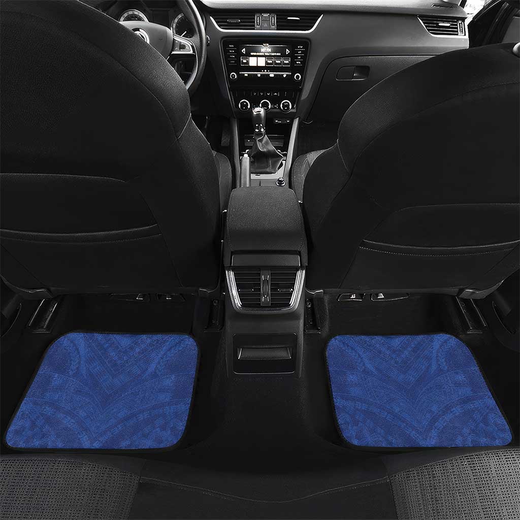 Custom Samoa Rugby Car Mats Tatau Tribal Motifs Sporty Style - Polynesian Pride