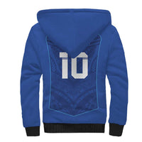 Custom Samoa Rugby Sherpa Hoodie Tatau Tribal Motifs Sporty Style LT03 - Polynesian Pride