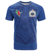 Custom Samoa Rugby T Shirt Tatau Tribal Motifs Sporty Style - Polynesian Pride