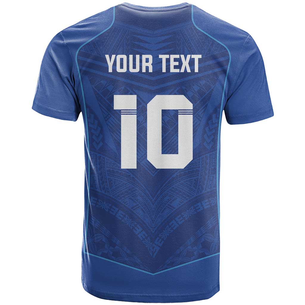 Custom Samoa Rugby T Shirt Tatau Tribal Motifs Sporty Style - Polynesian Pride