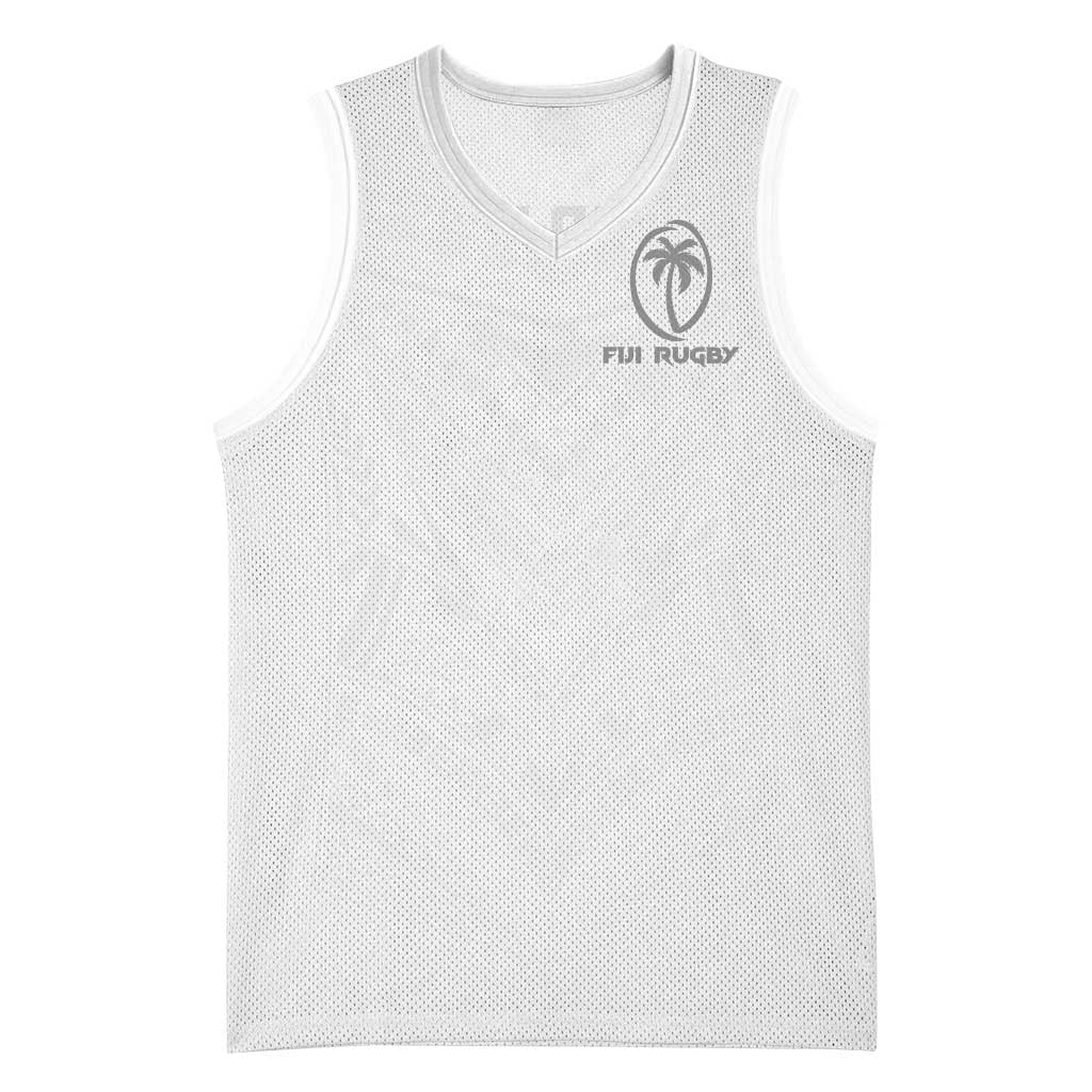 Custom Fiji Rugby Basketball Jersey Tapa Tribal Motifs Sporty Style - Polynesian Pride