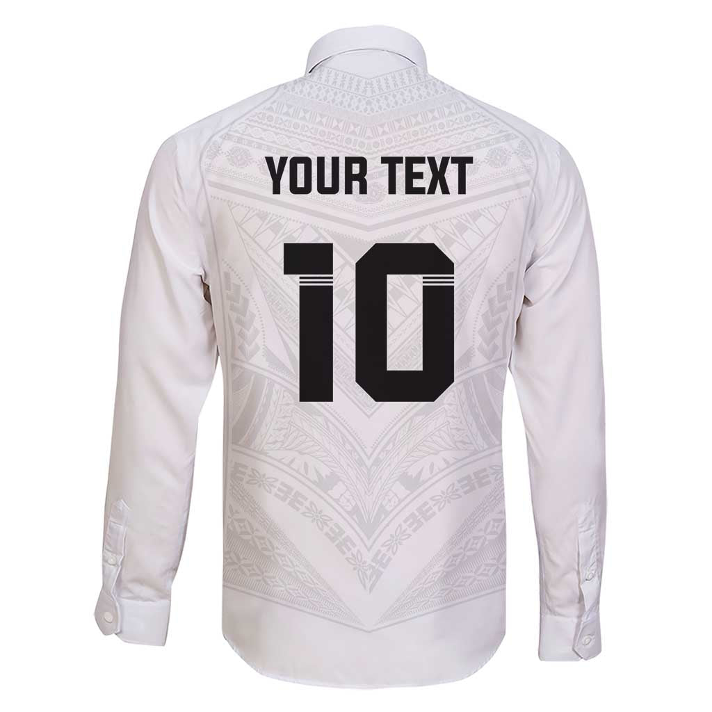 Custom Fiji Rugby Family Matching Short Sleeve Bodycon Dress and Hawaiian Shirt Tapa Tribal Motifs Sporty Style - Polynesian Pride