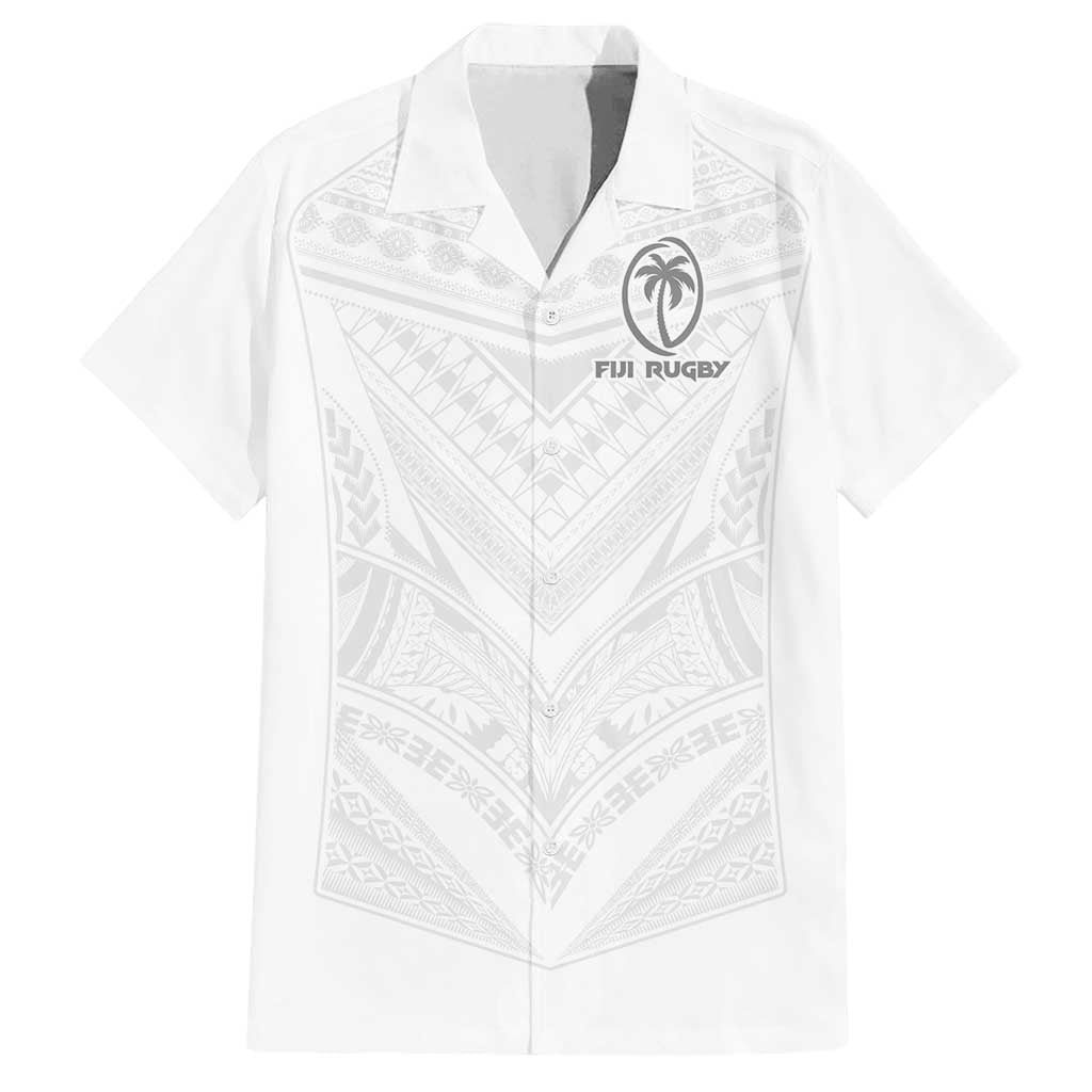 Custom Fiji Rugby Family Matching Tank Maxi Dress and Hawaiian Shirt Tapa Tribal Motifs Sporty Style - Polynesian Pride