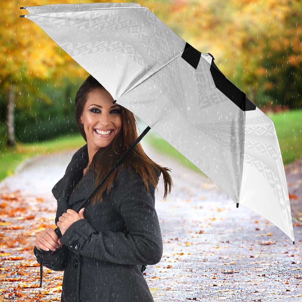 Custom Fiji Rugby Umbrella Tapa Tribal Motifs Sporty Style - Polynesian Pride