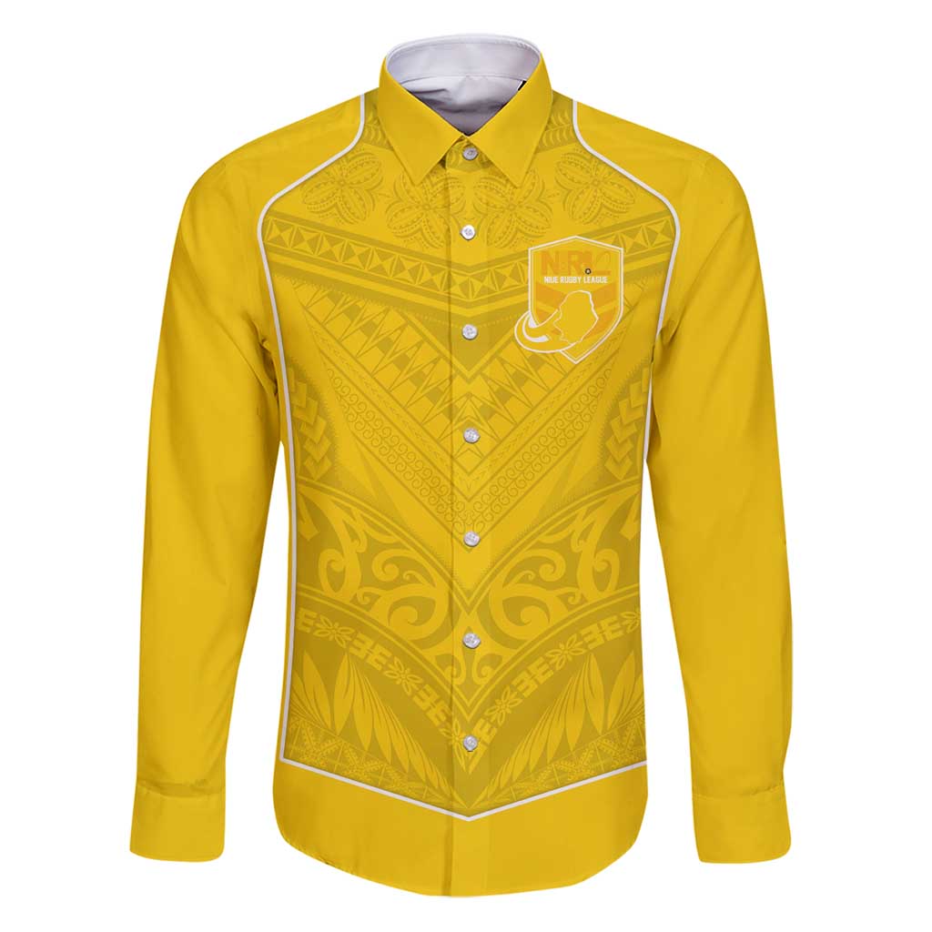 Custom Niue Rugby Family Matching Puletasi and Hawaiian Shirt Hiapo Tribal Motifs Sporty Style - Polynesian Pride